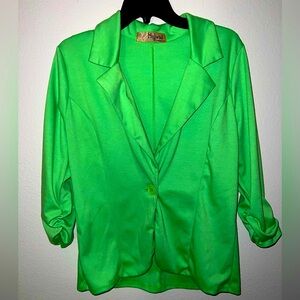 Vibrant Green Blazer